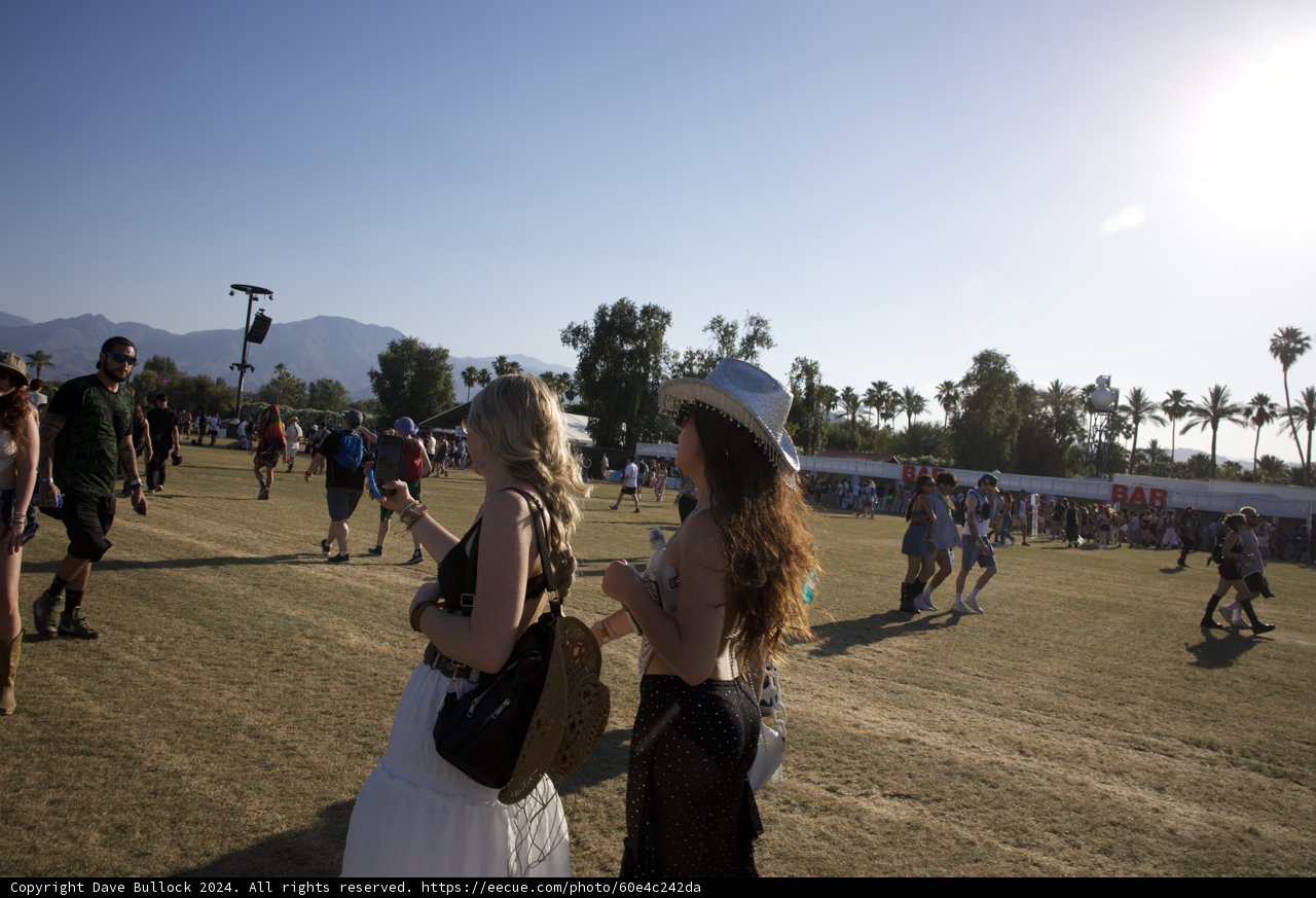 Sunset Strolls at Coachella 2024