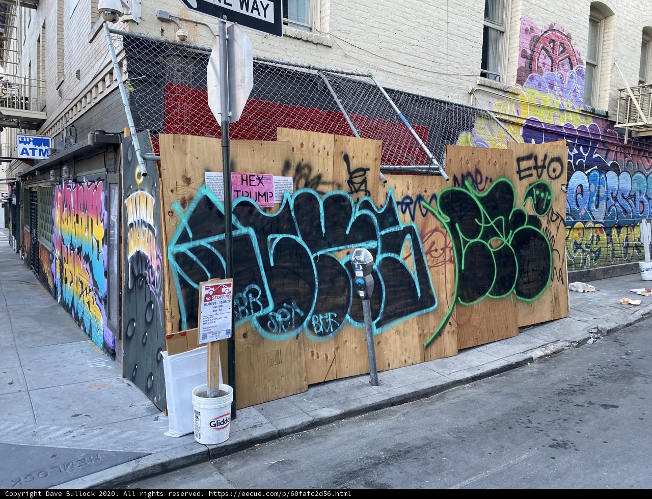 Vibrant Graffiti on San Francisco Streets