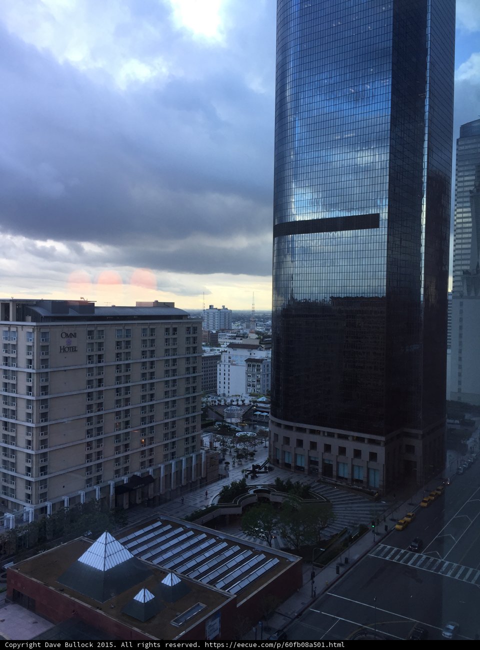 Sunset Through DTLA Clouds