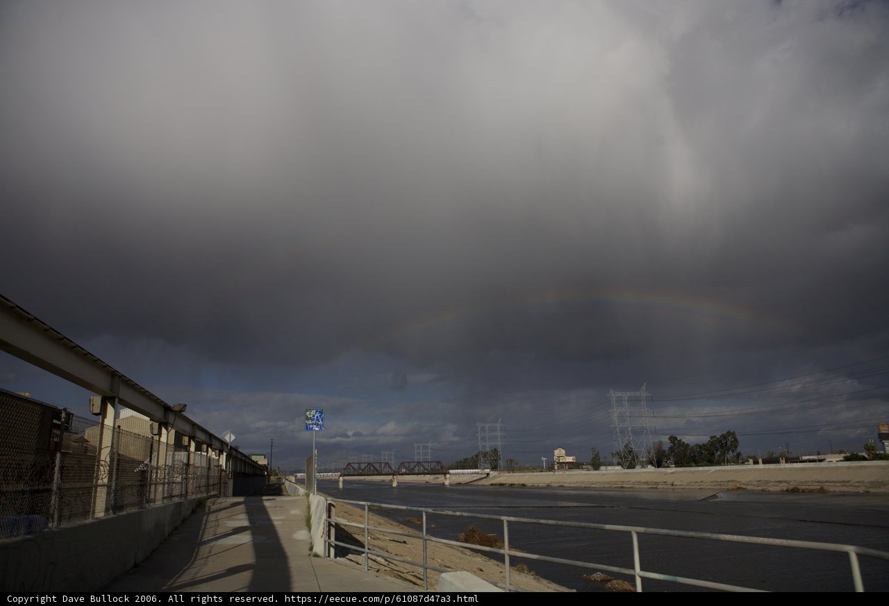 Rainbow over San Diego River