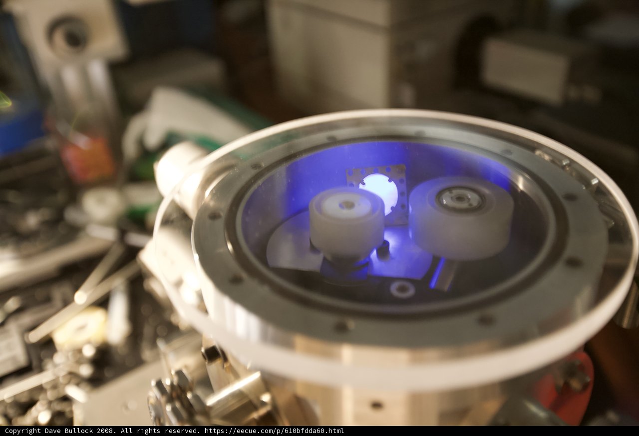 Blue-Lit Machine in UCLA Xray Tape