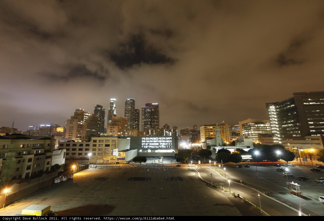 Nighttime Metropolis Skyline