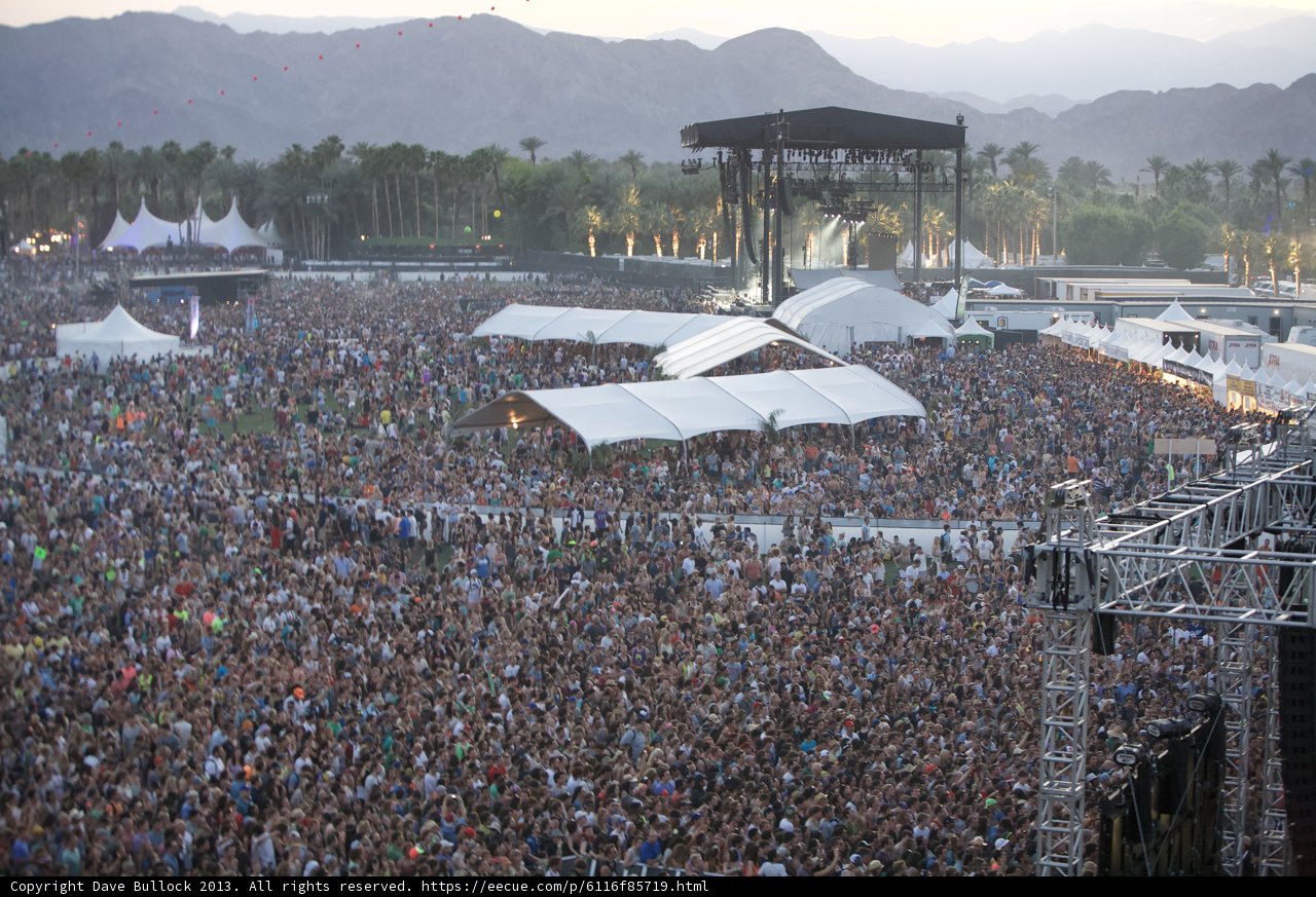 Coachella Concert Crowd