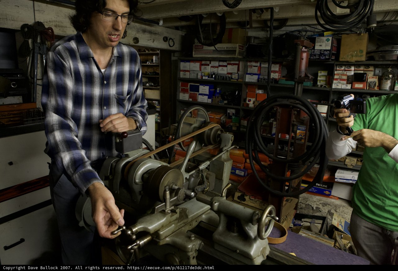 Working with Machinery in a Factory Workshop