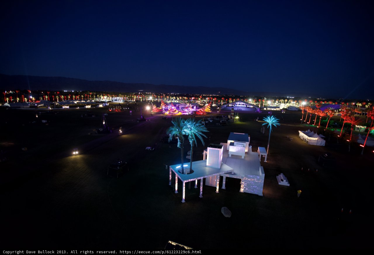Nighttime Metropolis at Coachella