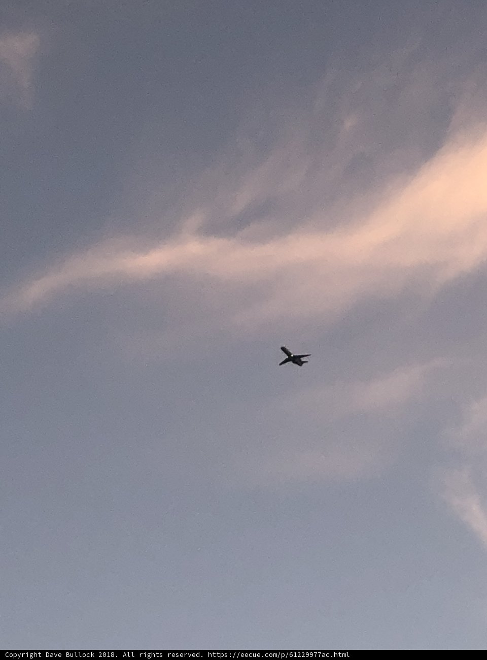 Flight in the Cloudy Sky