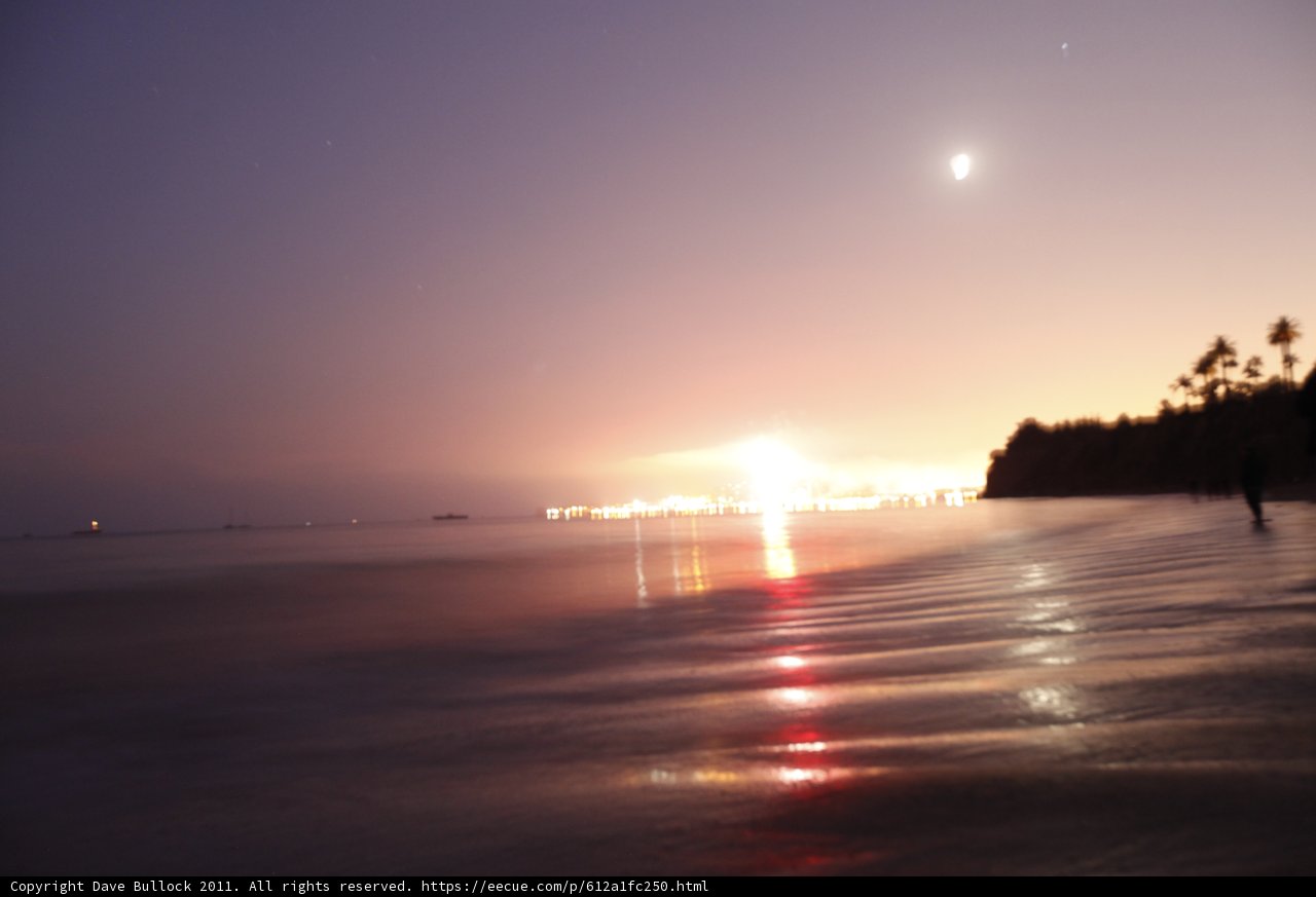 Moonlit Ocean Flare