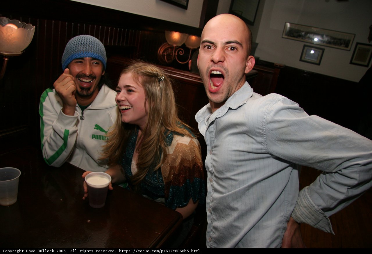 Blue Shirt Guy at the Pub