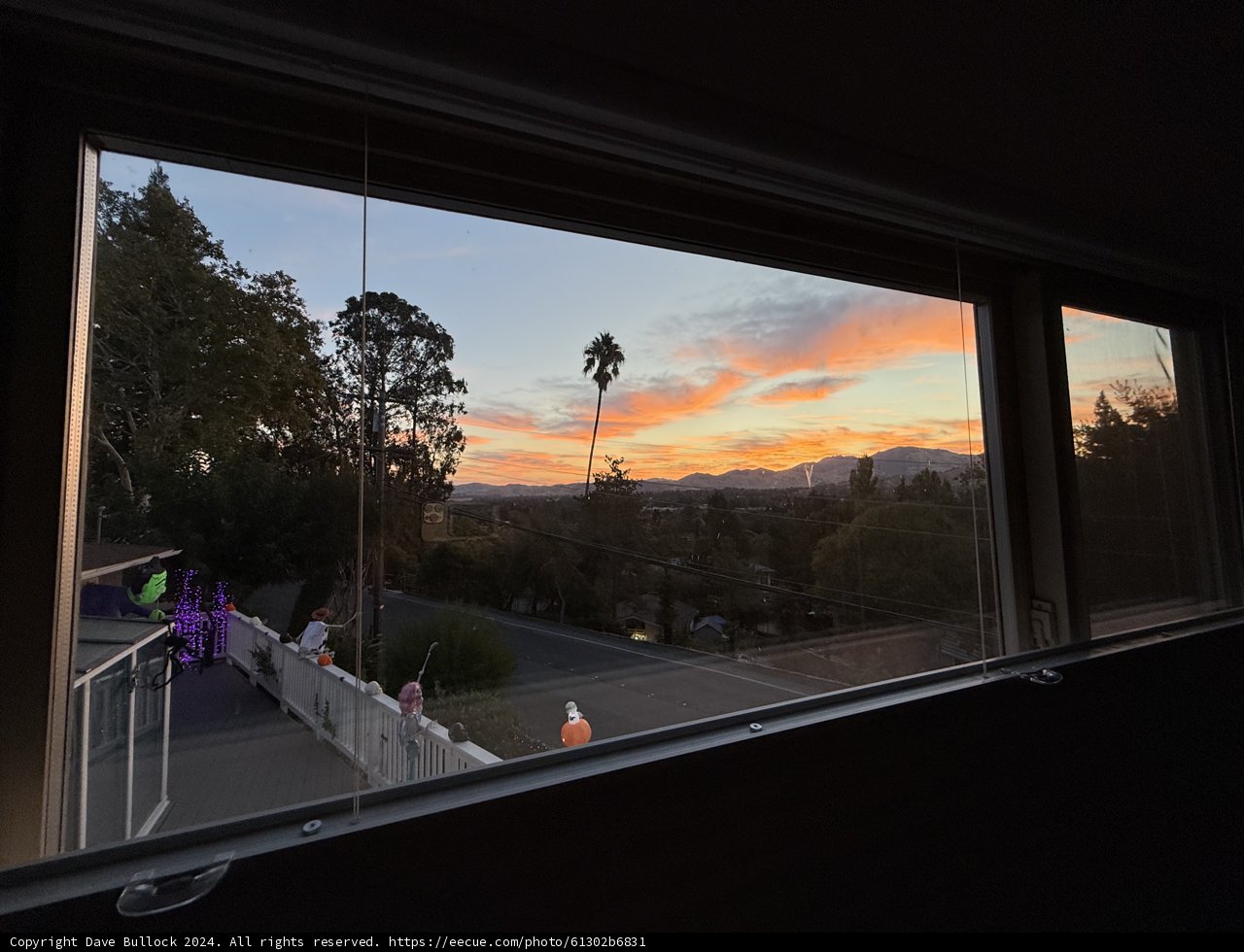 October Sunrise from the Window