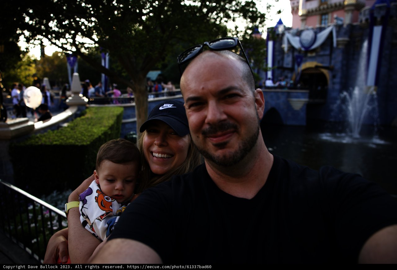 Magical Family Selfie at Disneyland
