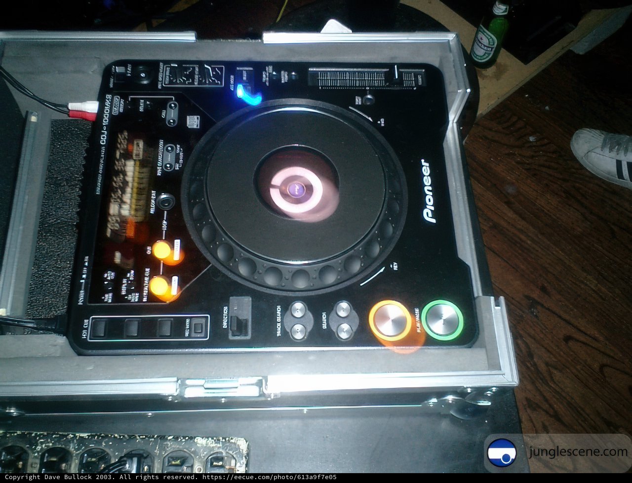 DJ Mixer on its Case