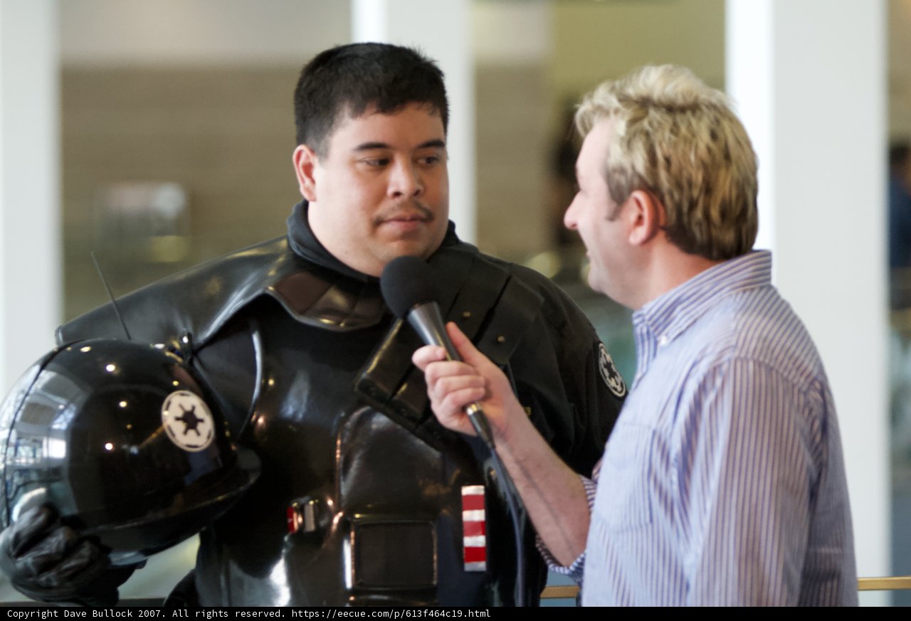 Star Wars Fan interviewed at Comic Con