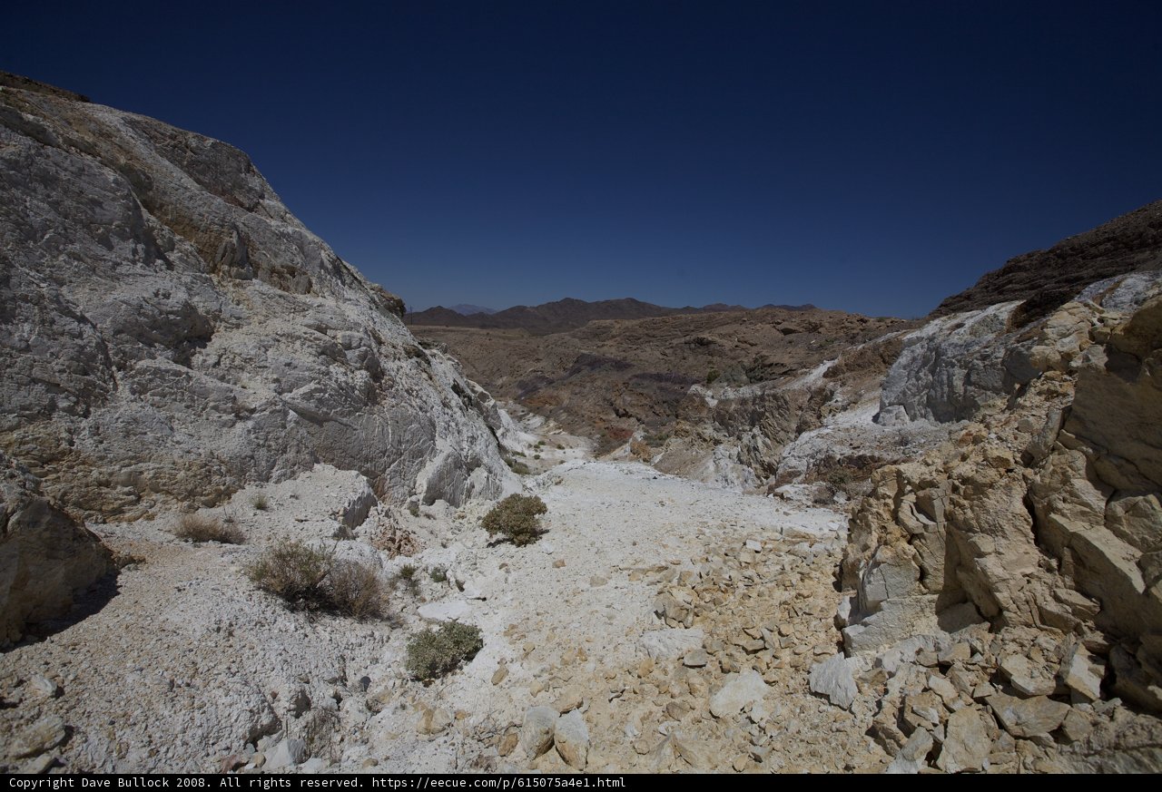 Narrow Trail in the Desert