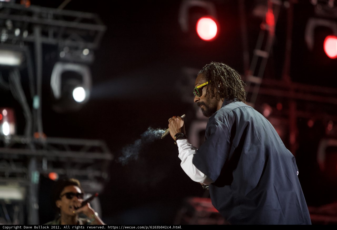 Snoop Dogg Lights up Coachella Crowd