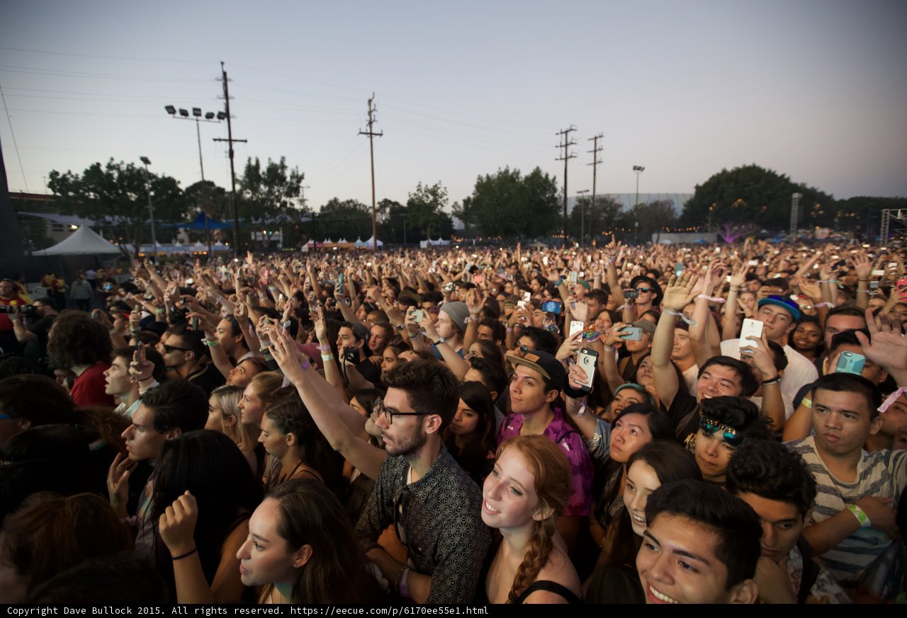 Colorful Crowd Scene