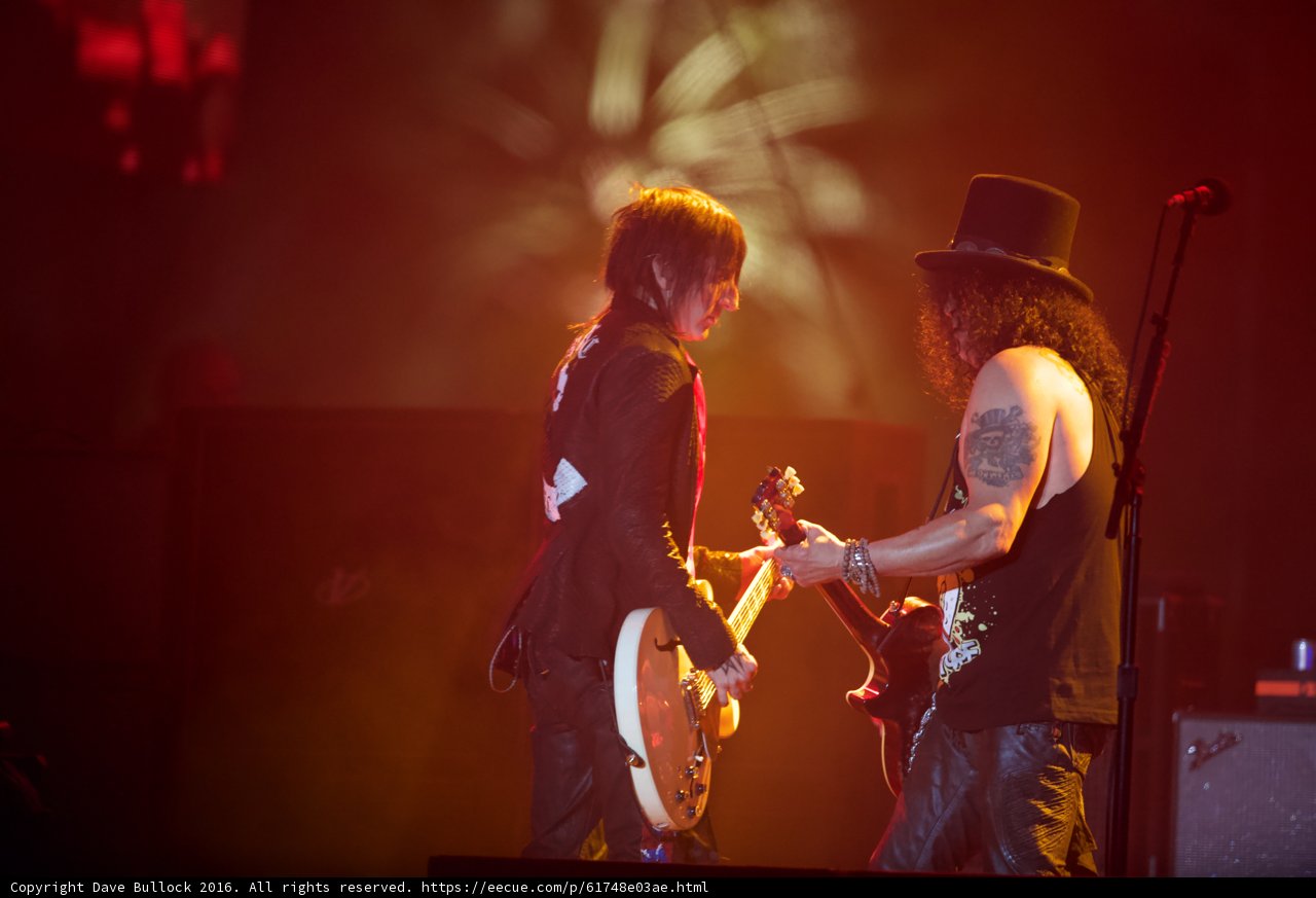 Slash and Mick Jagger Rocking the Crowd at Coachella 2016