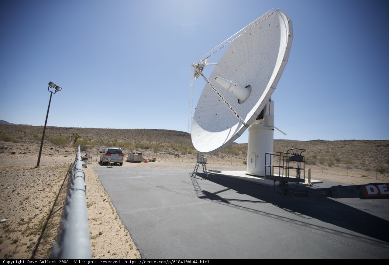 Space Listening Station in the Desert