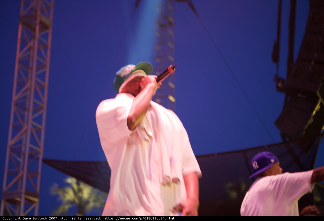 Green Hat on the Coachella Stage