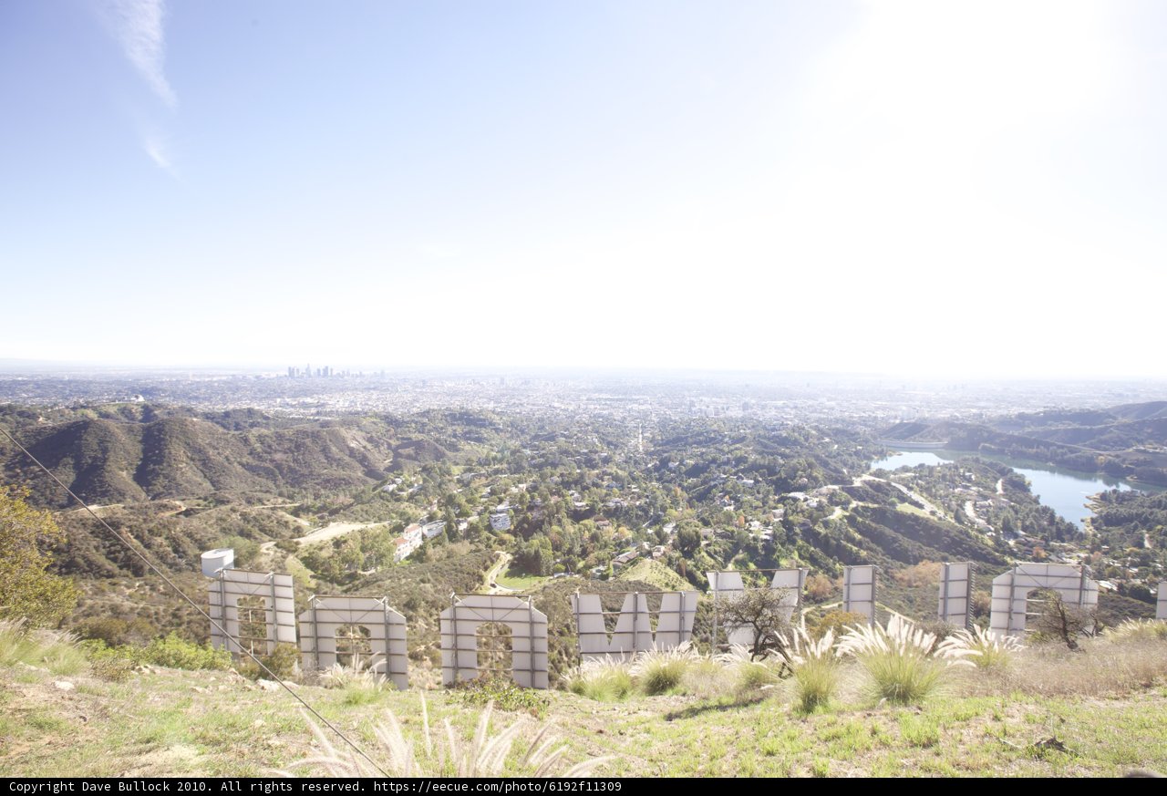 Hollywood Sign from Griffith Hill