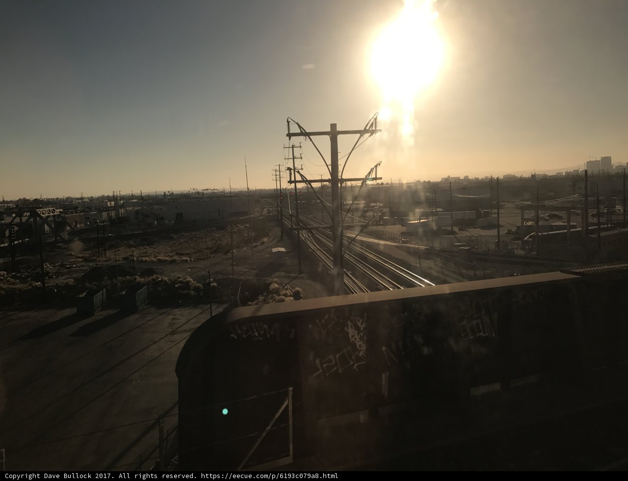 Gleaming Railway at Sunrise