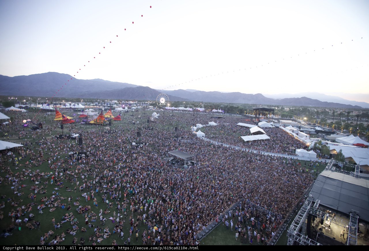 Coachella Concert Crowd