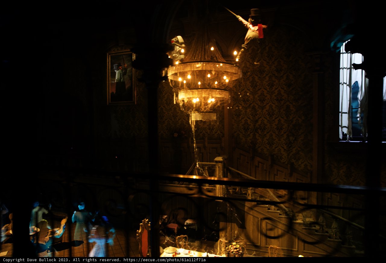 Magical Chandelier Illuminating Disneyland