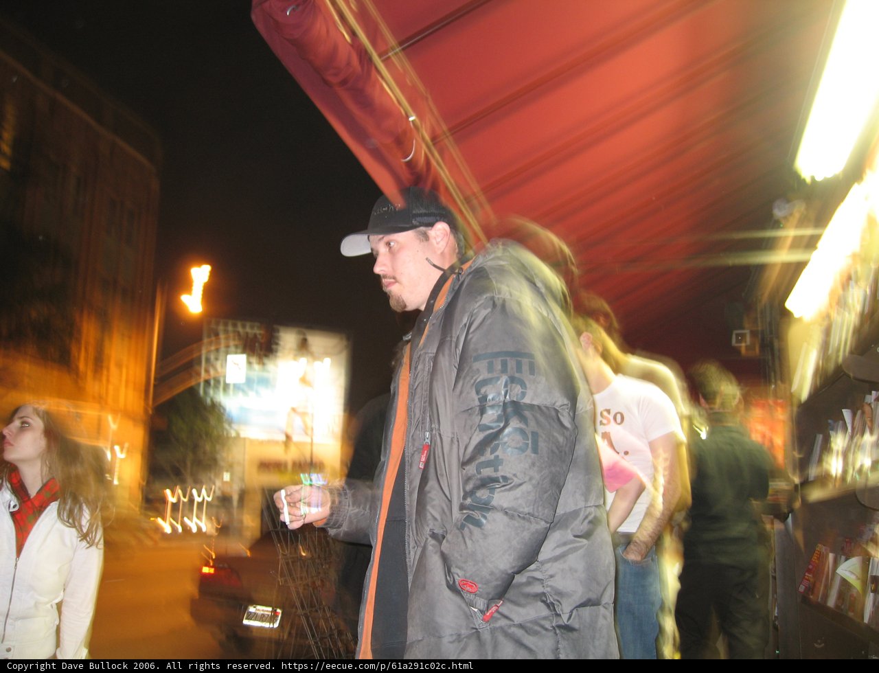 Travis B Outside the Store
