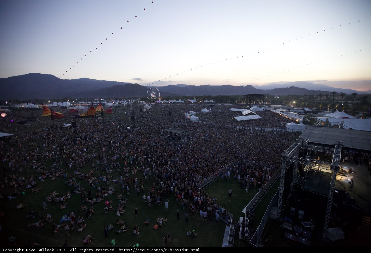 Coachella Concert Crowd