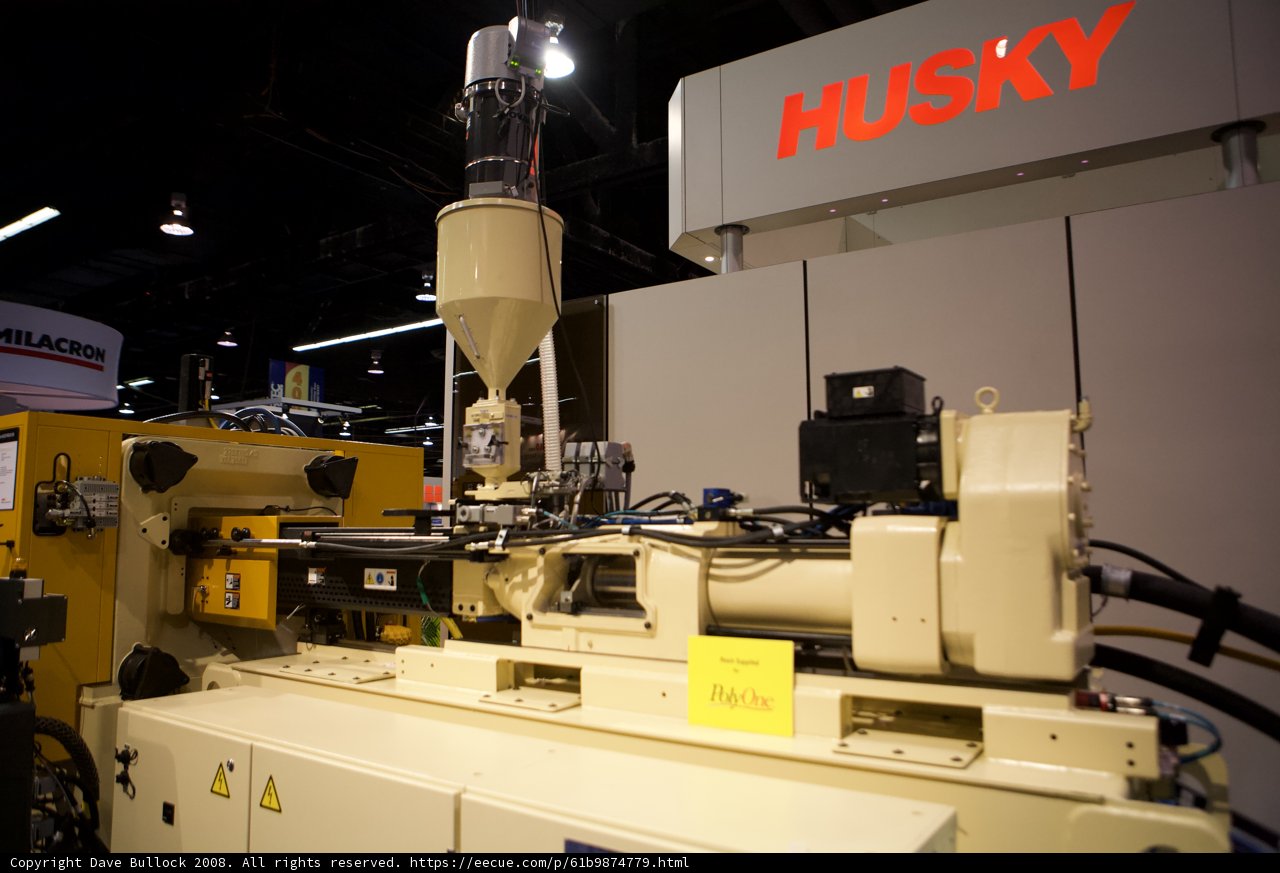Plastic Manufacturing Machine in a Factory