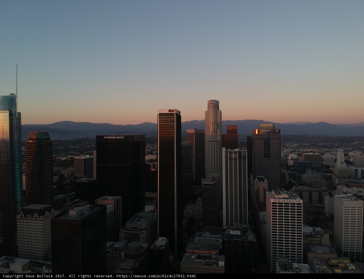 Sunset Over the Urban Jungle