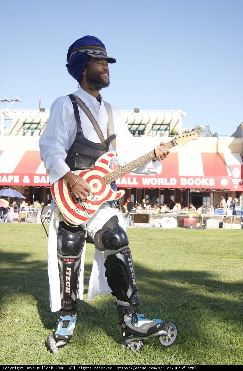 Turbaned Musician Enjoying the Outdoors