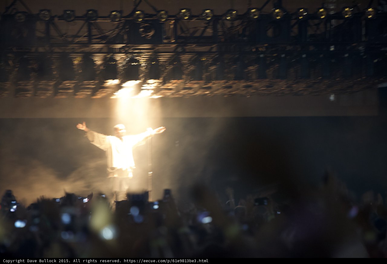 Kanye West Arms Wide Blur