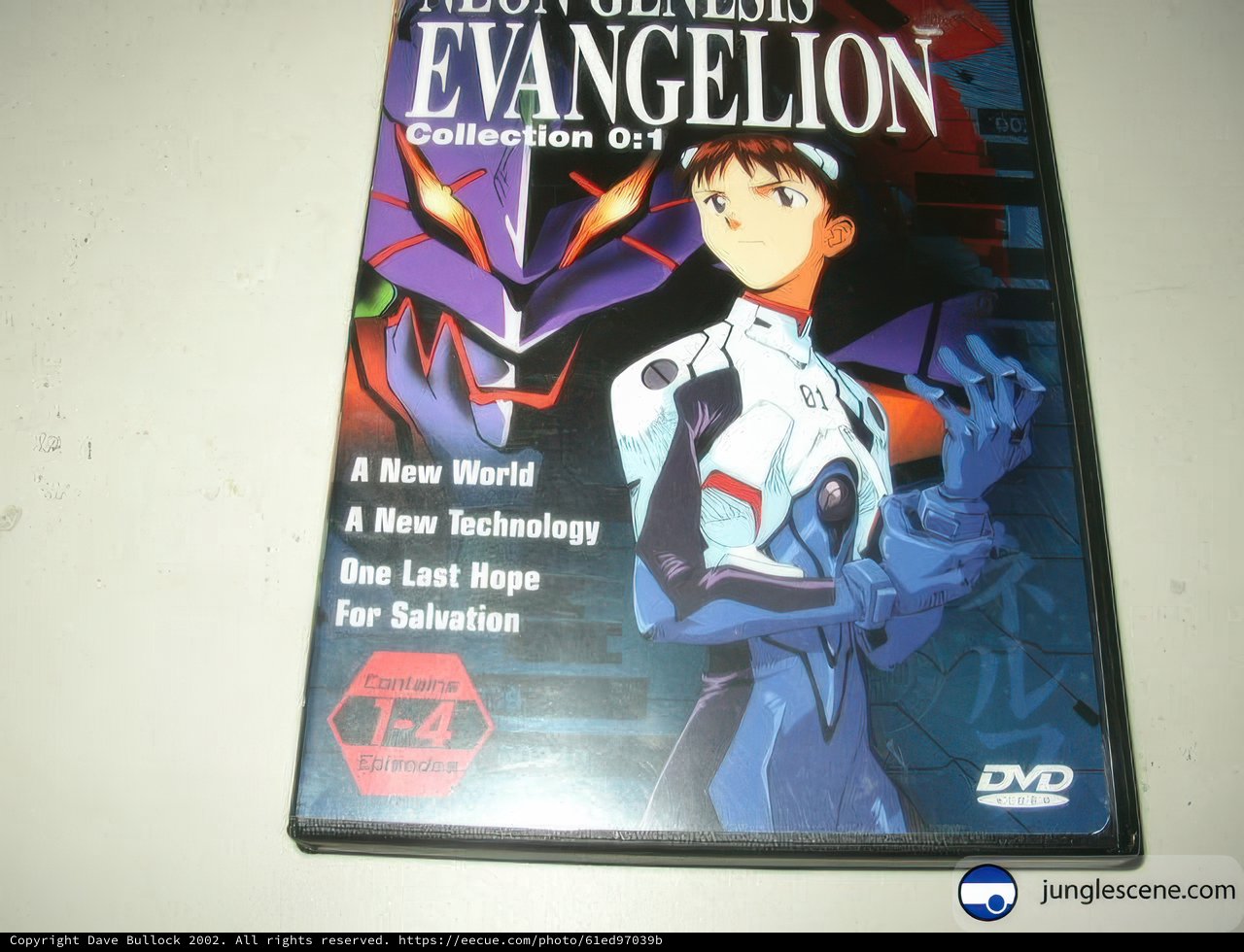 Evangelion Anime DVD Signed by Kei Toume