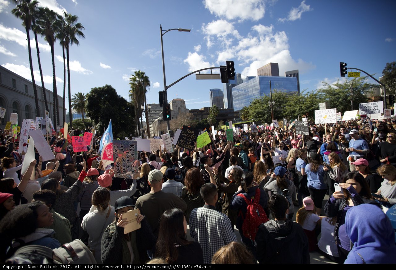 Women's March in Grand Park