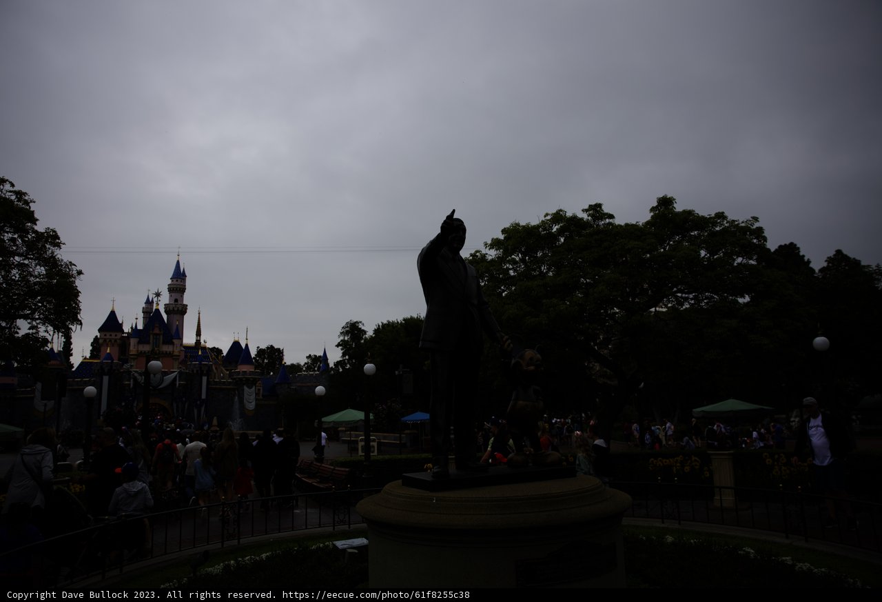 Majestic Statue Guarding the Castle