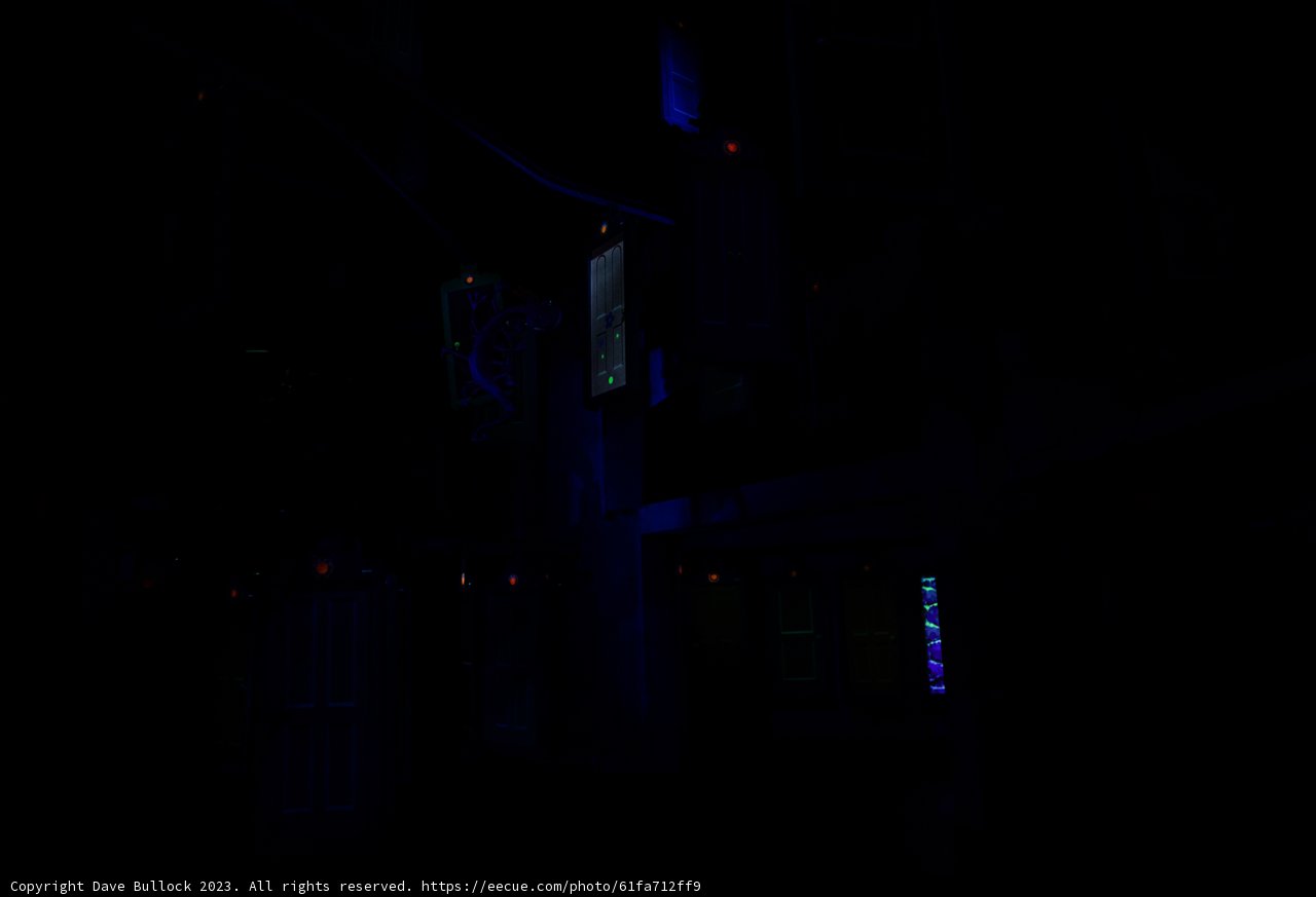 Enigmatic Nightscape: The Labyrinth