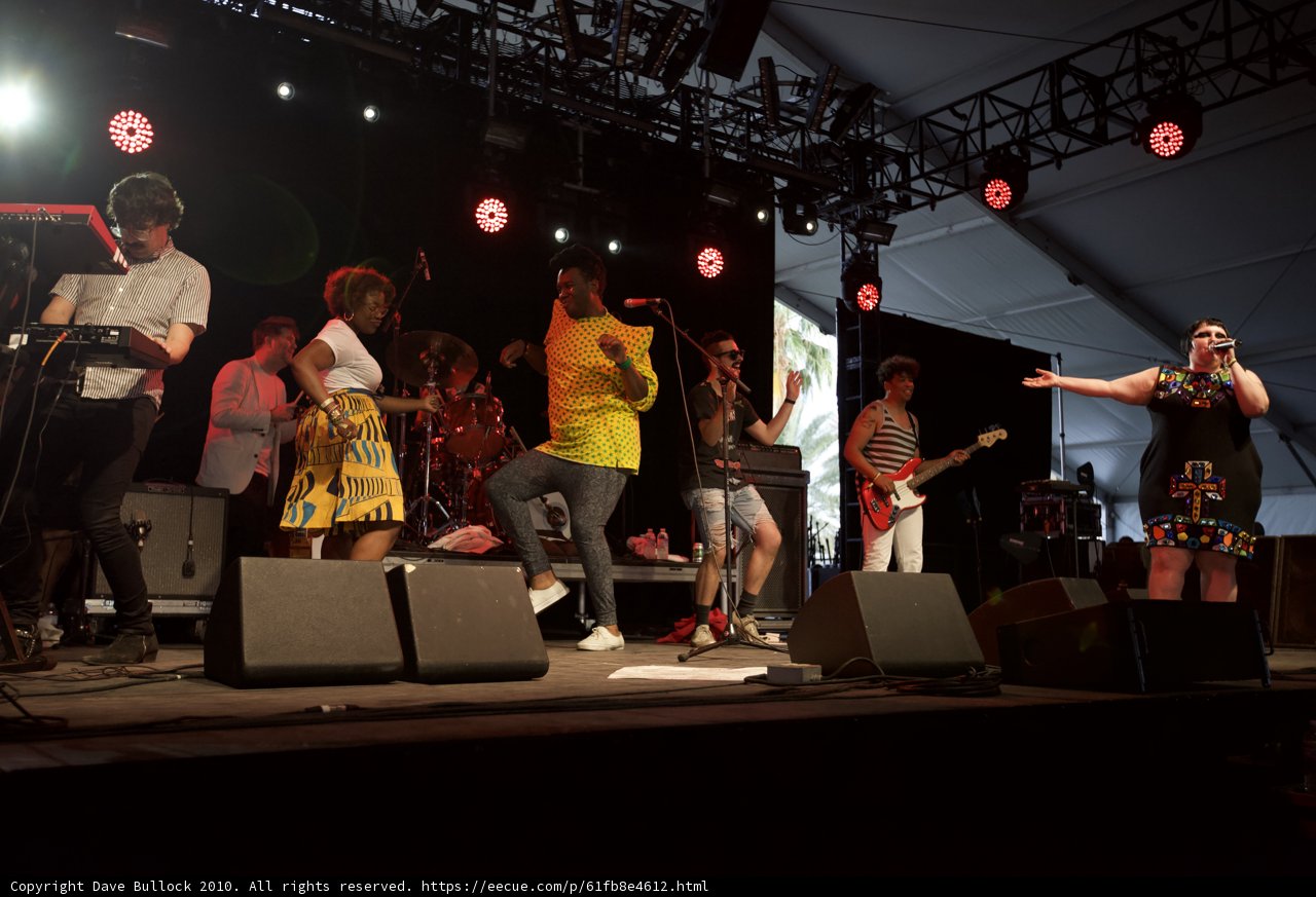 Group Performance on Stage at Coachella