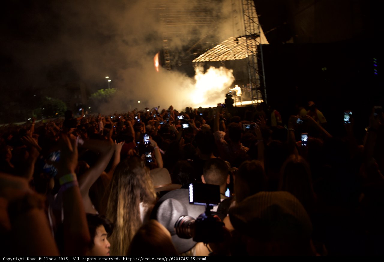 Stage Pyro and Crowd