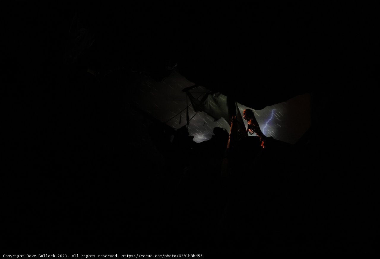 Window of Light in the Dark Room