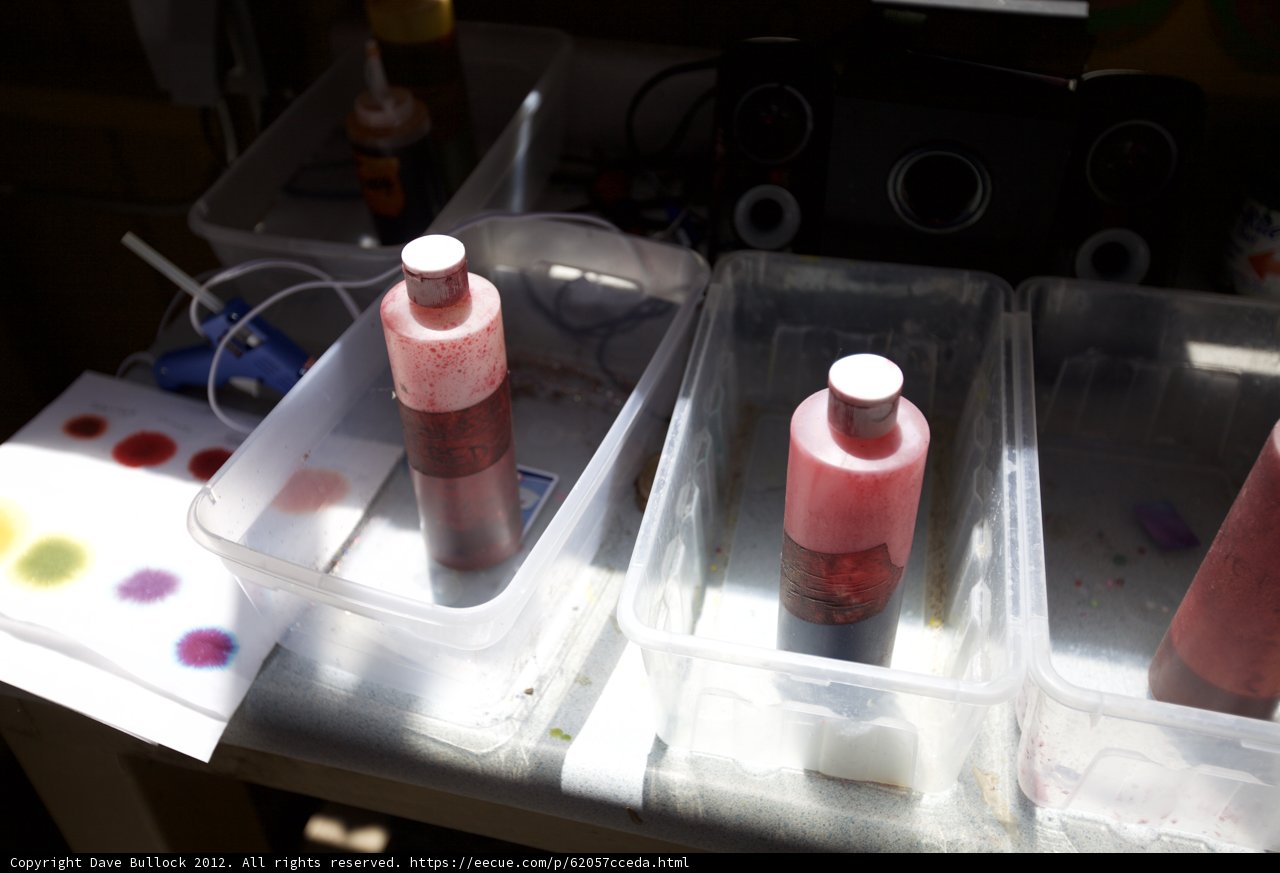 Red Liquid Containers
