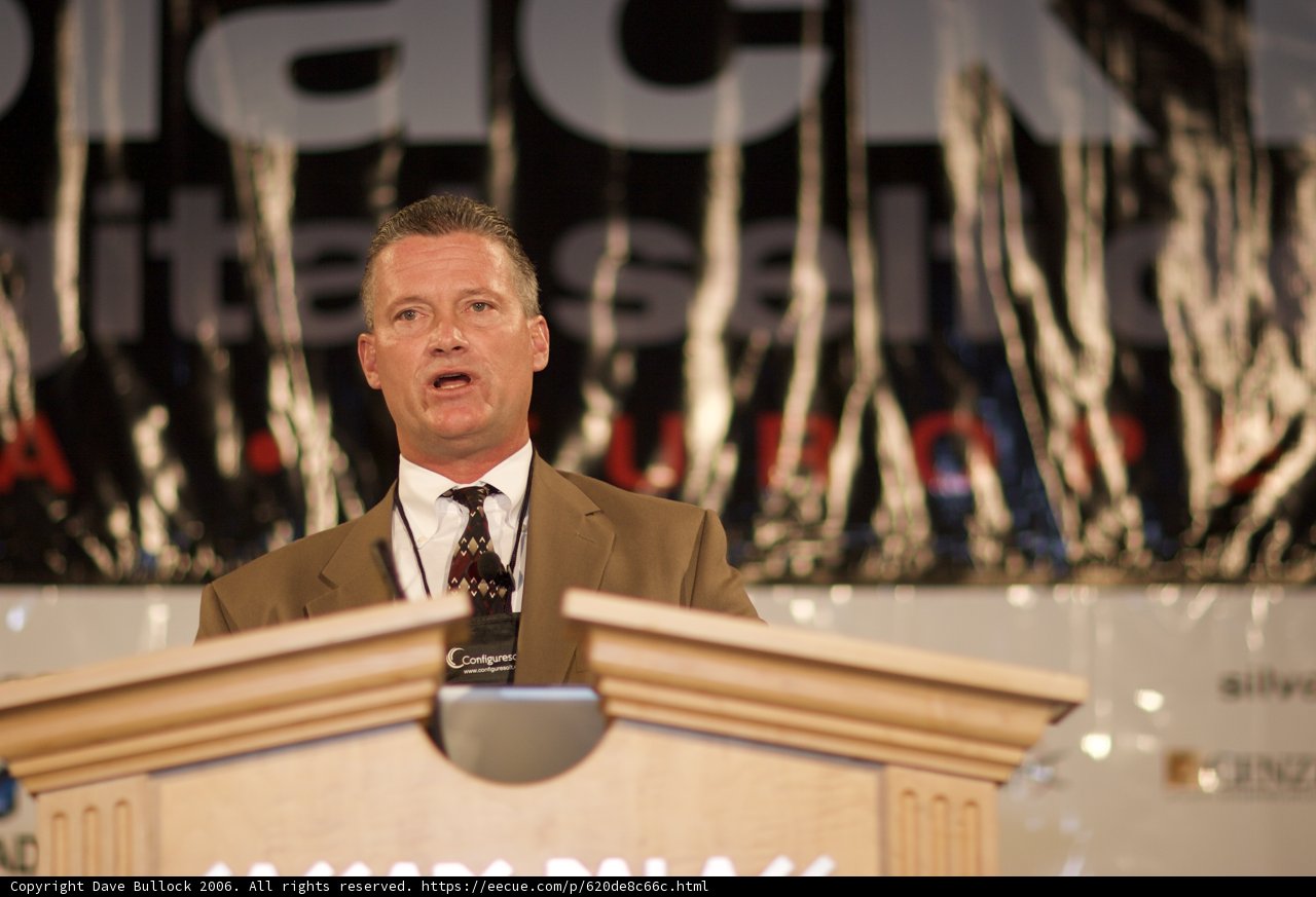 Addressing the Press
