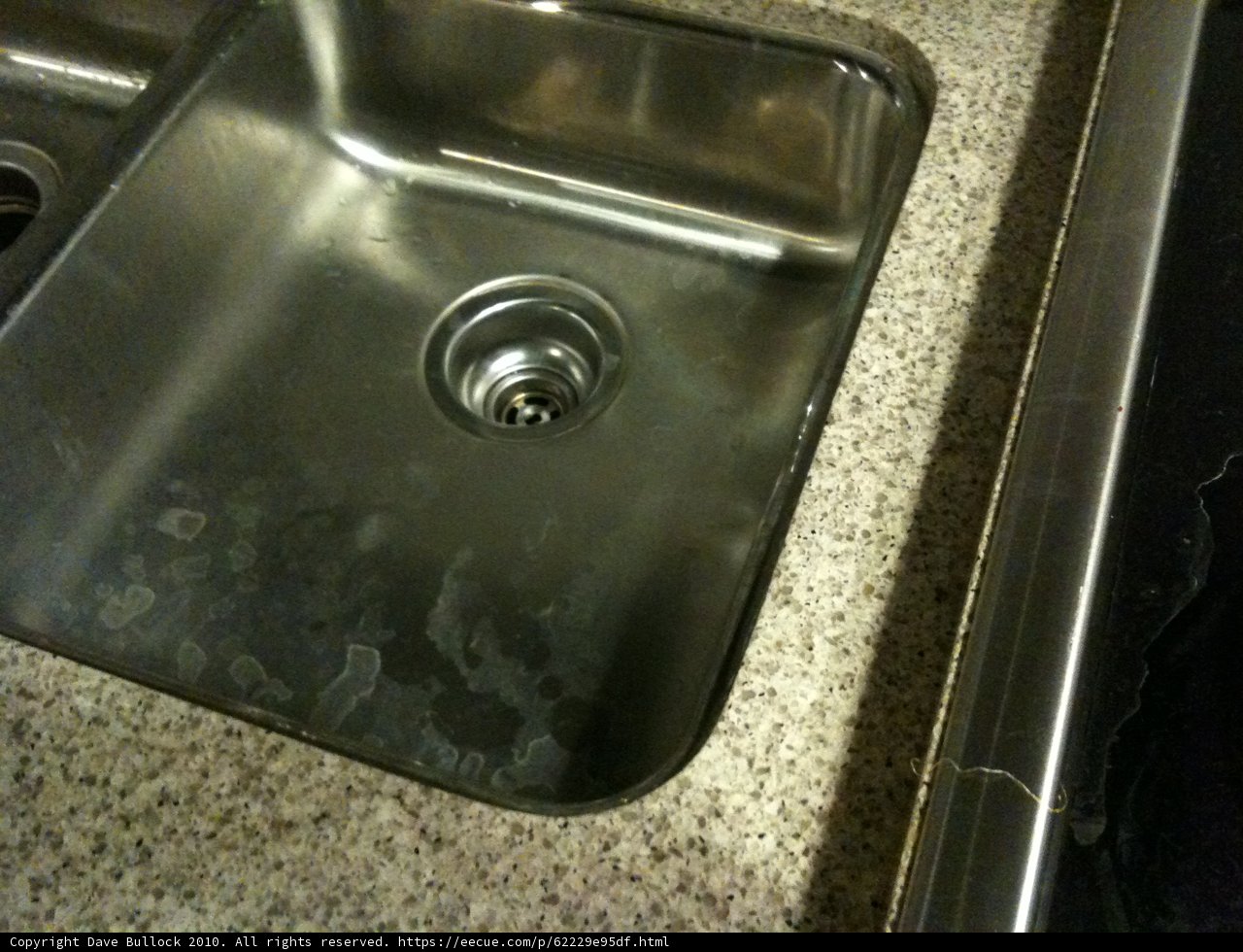 Grimy Sink Drain at the Japanese American National Museum