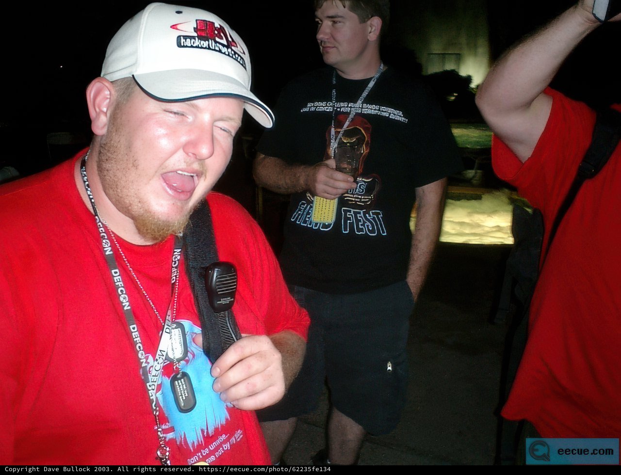 Red Shirt and White Hat Portrait