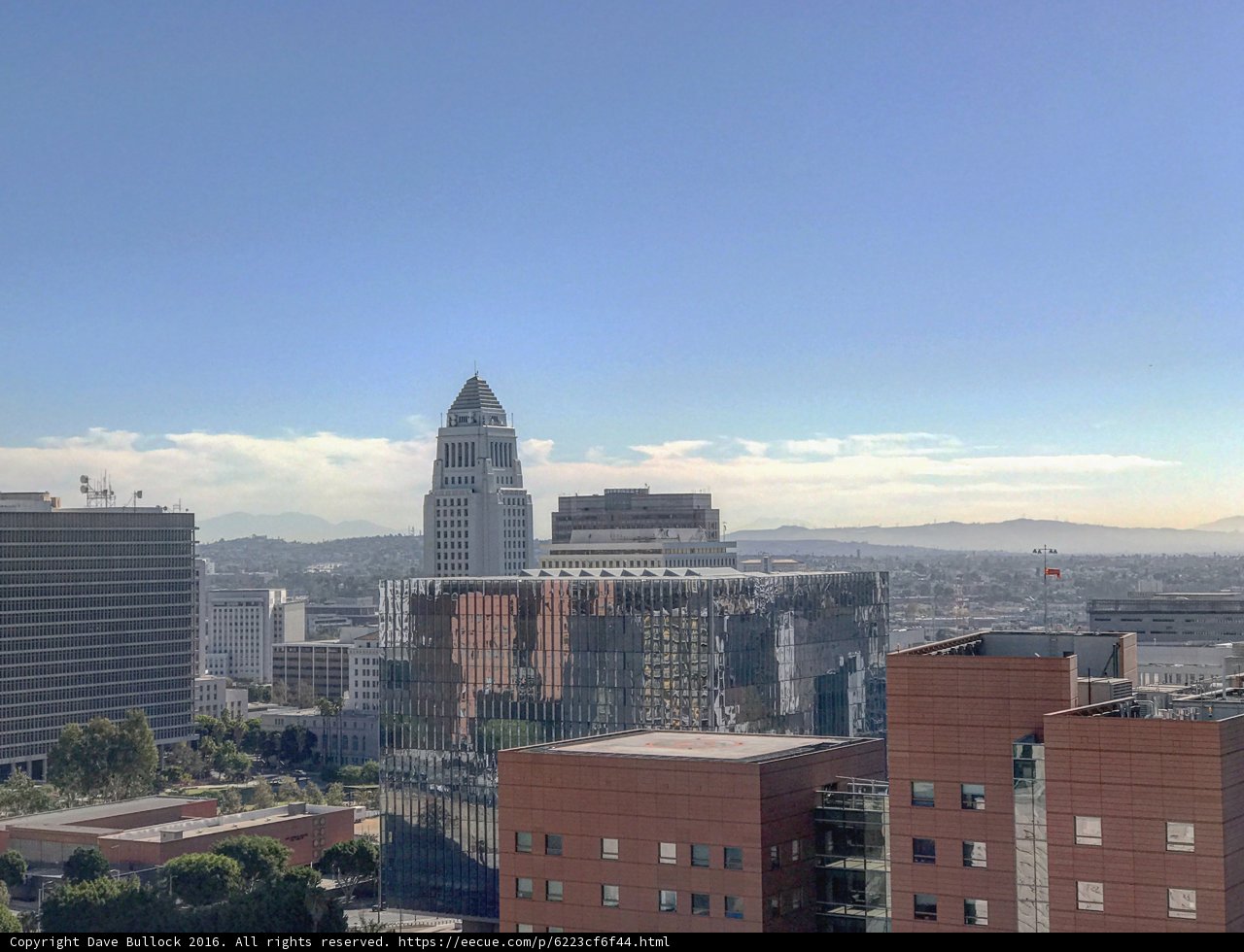 Skyline View of Downtown Los Angeles