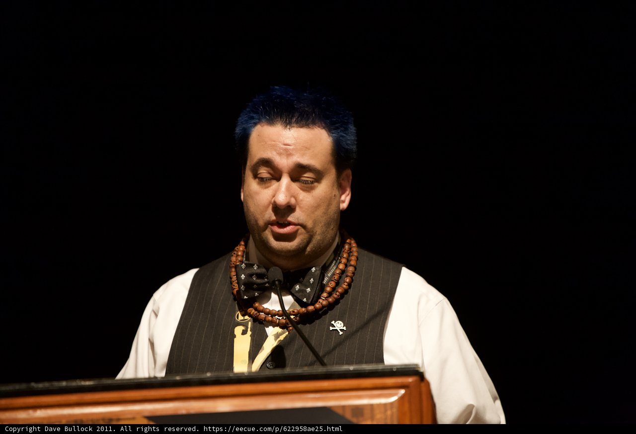 Blue-Haired Leader at DefCon