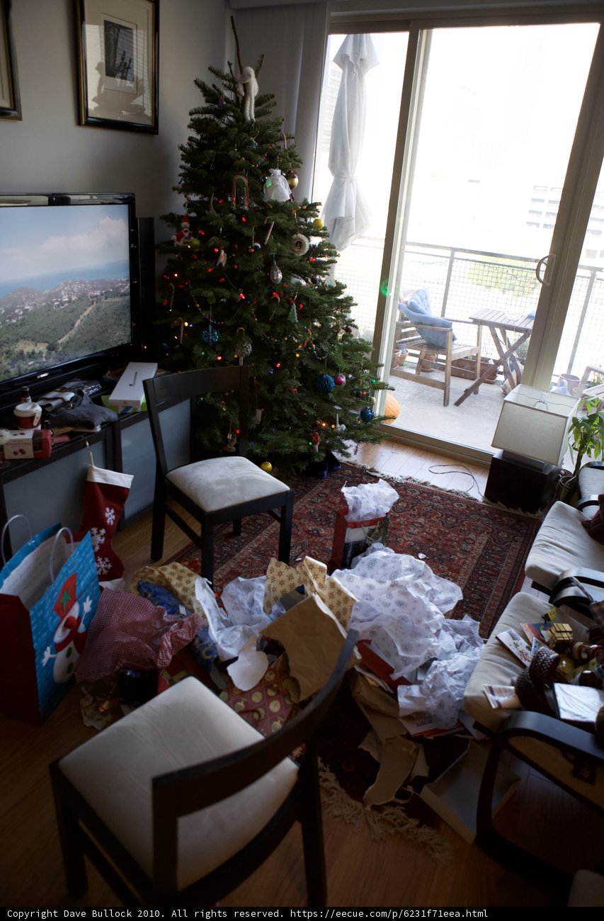 A Cozy Christmas Living Room