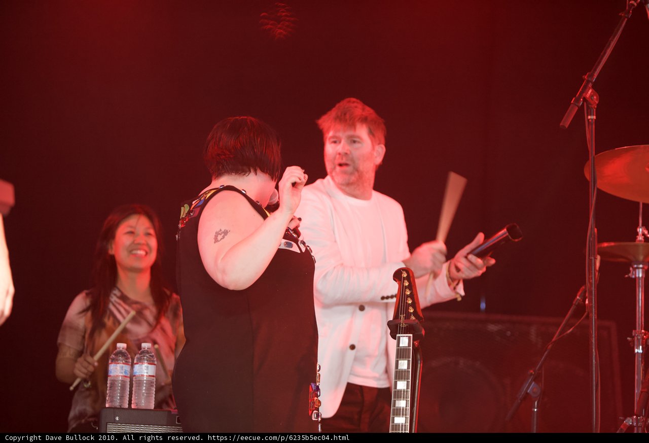 James Murphy and Nancy Whang Perform at Coachella