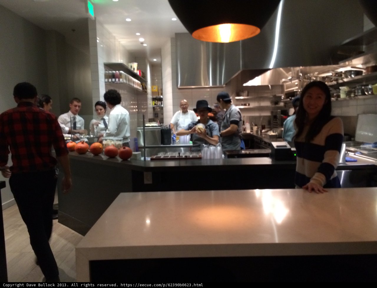 Busy Kitchen at a Restaurant in LA
