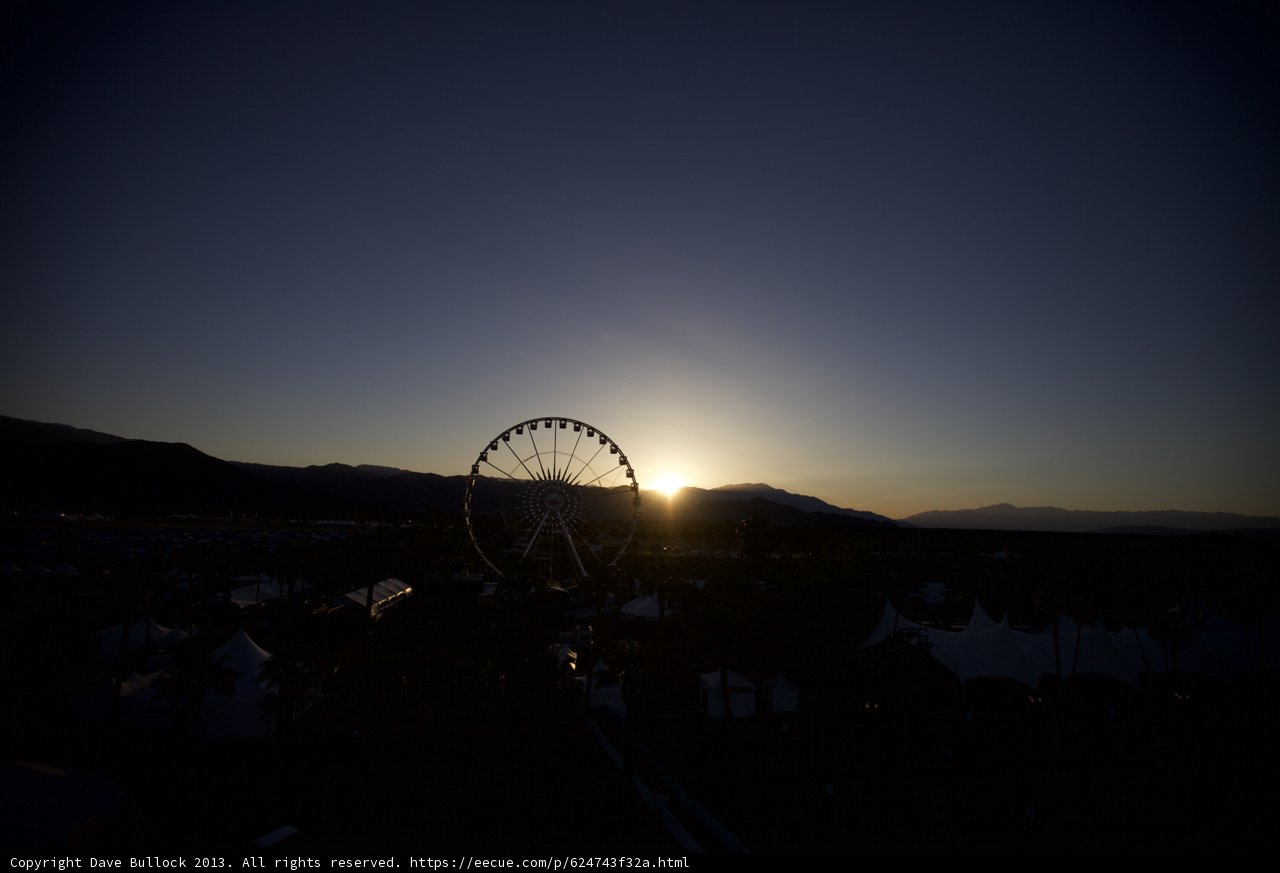 Ferris Wheel in the Sunset