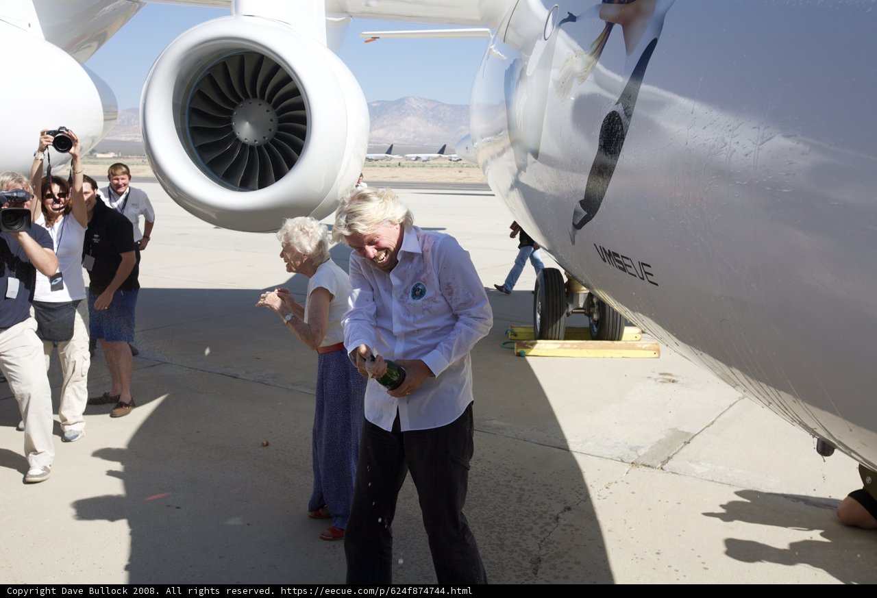 Richard Branson Captures the Blue Sky